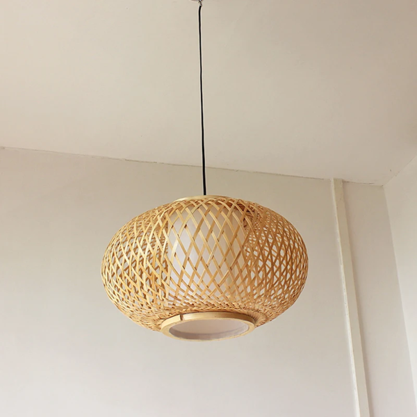 Bamboo Nest Hanging Pendant Lamp