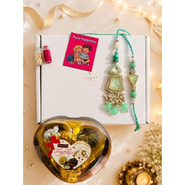 Rakhi Chocolate Combo for Bhaiya Bhabhi Hamper