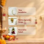 Pearl Ganesha Festive Decoration Toran for Door