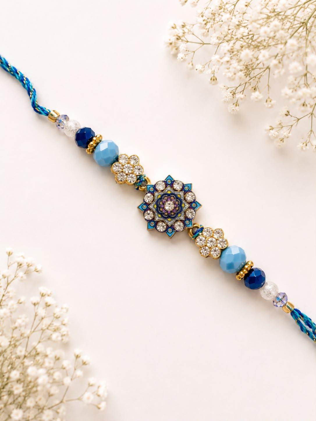 Blue Beautiful Rakhi
