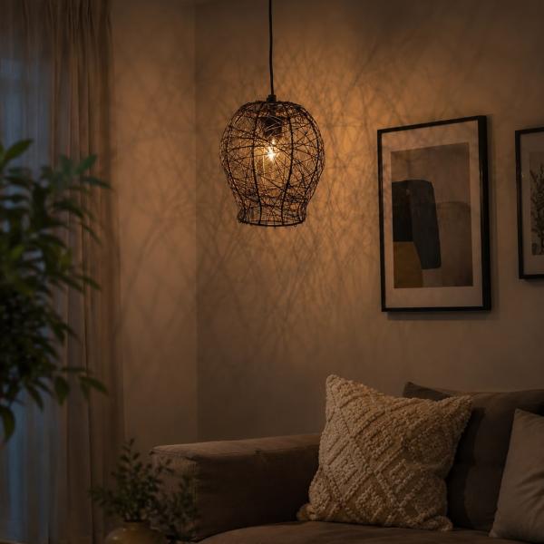 Wire Mesh Pendant Light