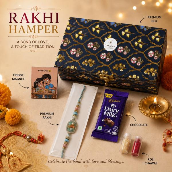 Premium Rakhi Hamper (DARK)